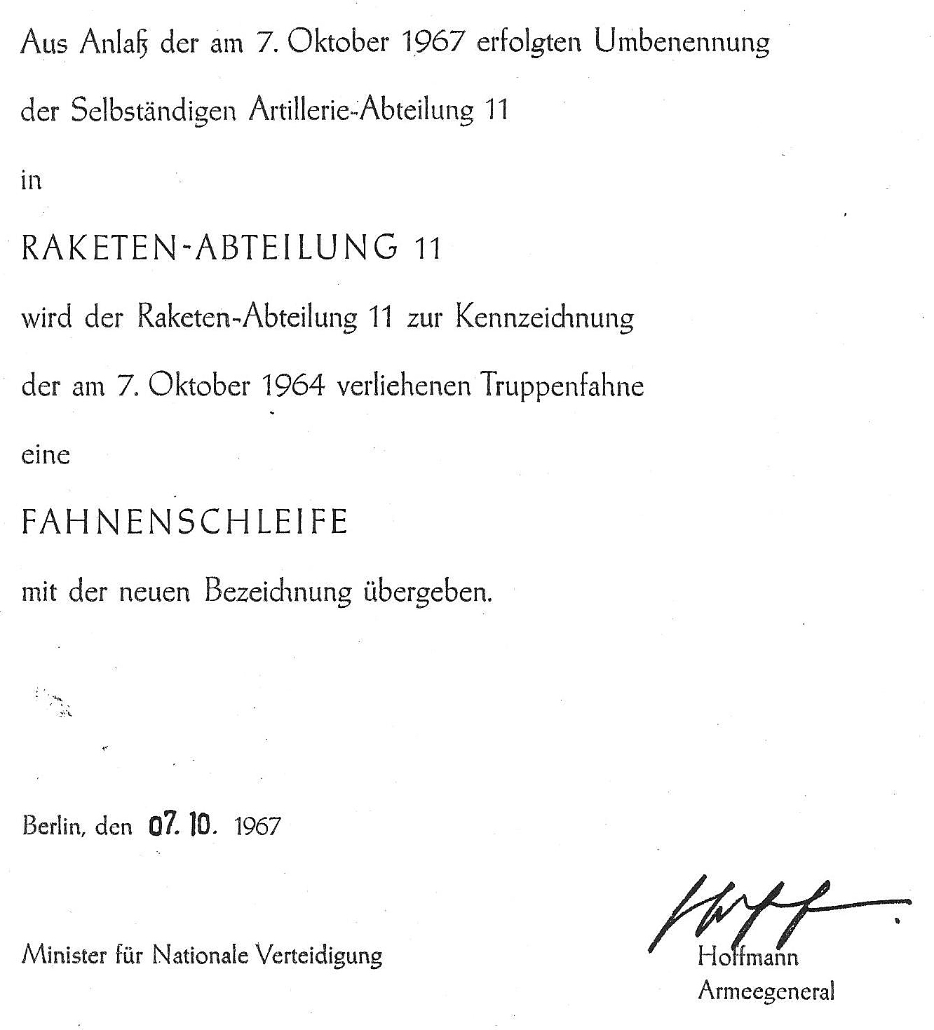Fahnenschleife RA-11 Fahnenschleife RA-11